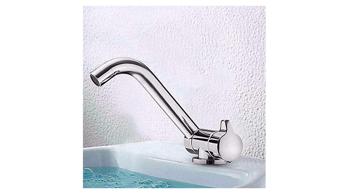 Compact Folding Faucet for RVs - 360° Rotation Design