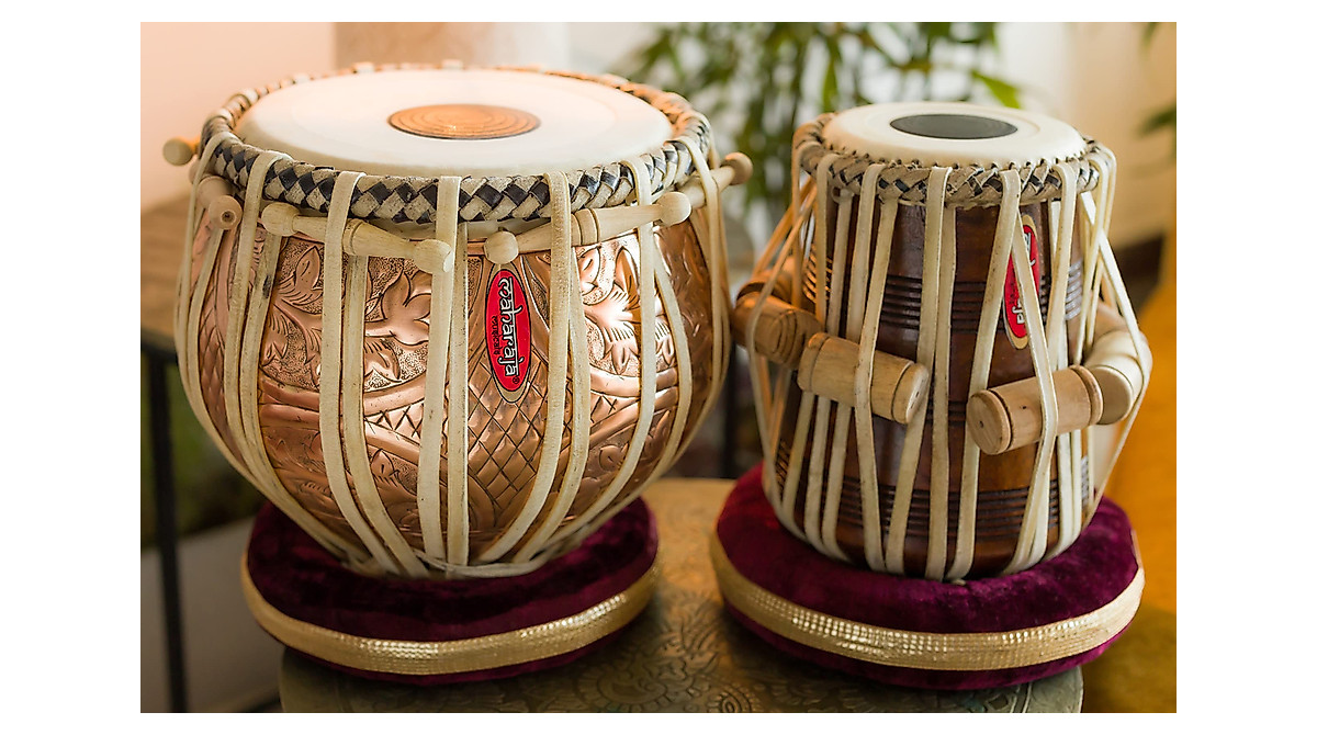 Professional Tabla Drum Set - Maharaja Musicals Copper