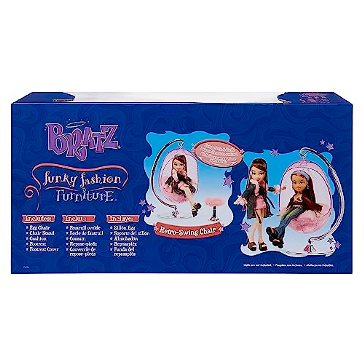 Bratz Funky Fashion Furniture Retro-Swing Chair Playset & Display with ...
