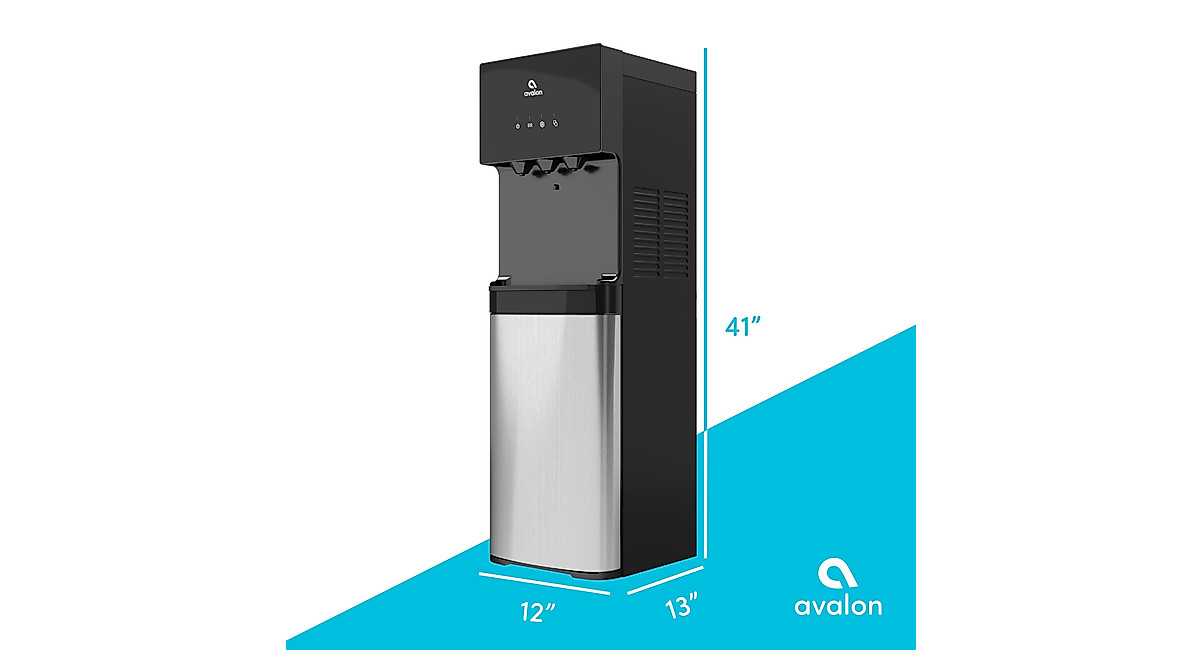 Avalon Bottom Loading Water Cooler - 3 Temperatures & Safety Features