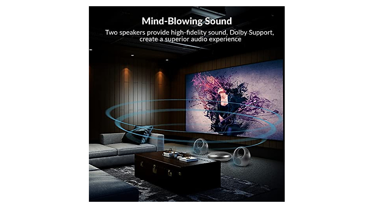 WBM SMART 4K Ultra Short Throw Projector with 100