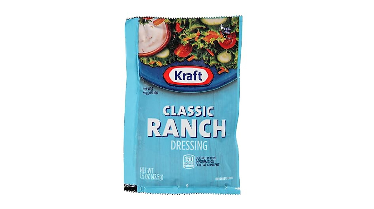 Kraft Ranch Salad Dressing Packets - 60 Single Serve Packets ...