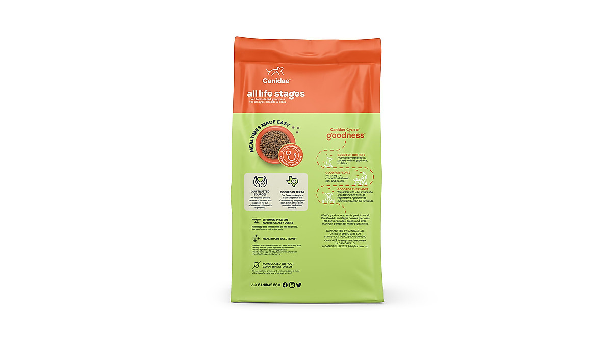 Canidae All Life Stages Dog Food - Less Active Formula with Chicken ...