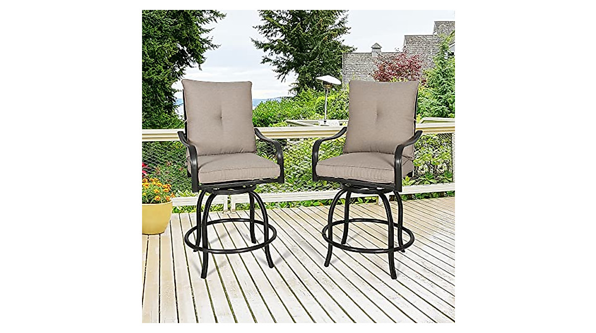 Patio Tree Outdoor Counter Height Bar Stools - Stylish & Durable ...