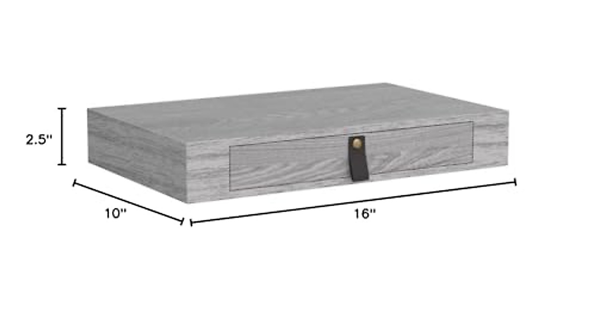 Stylish Floating Shelf with Drawer - Home & Office Use
