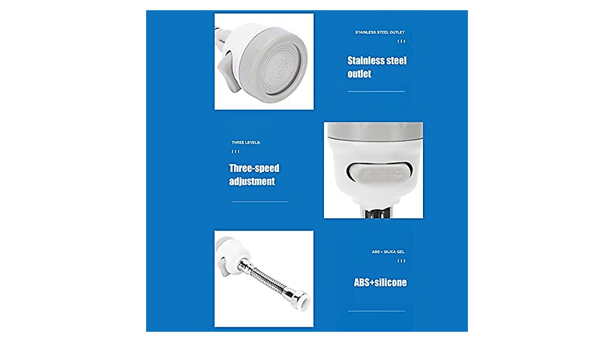 Walfront Kitchen Faucet - 360° Rotatable & 3 Modes
