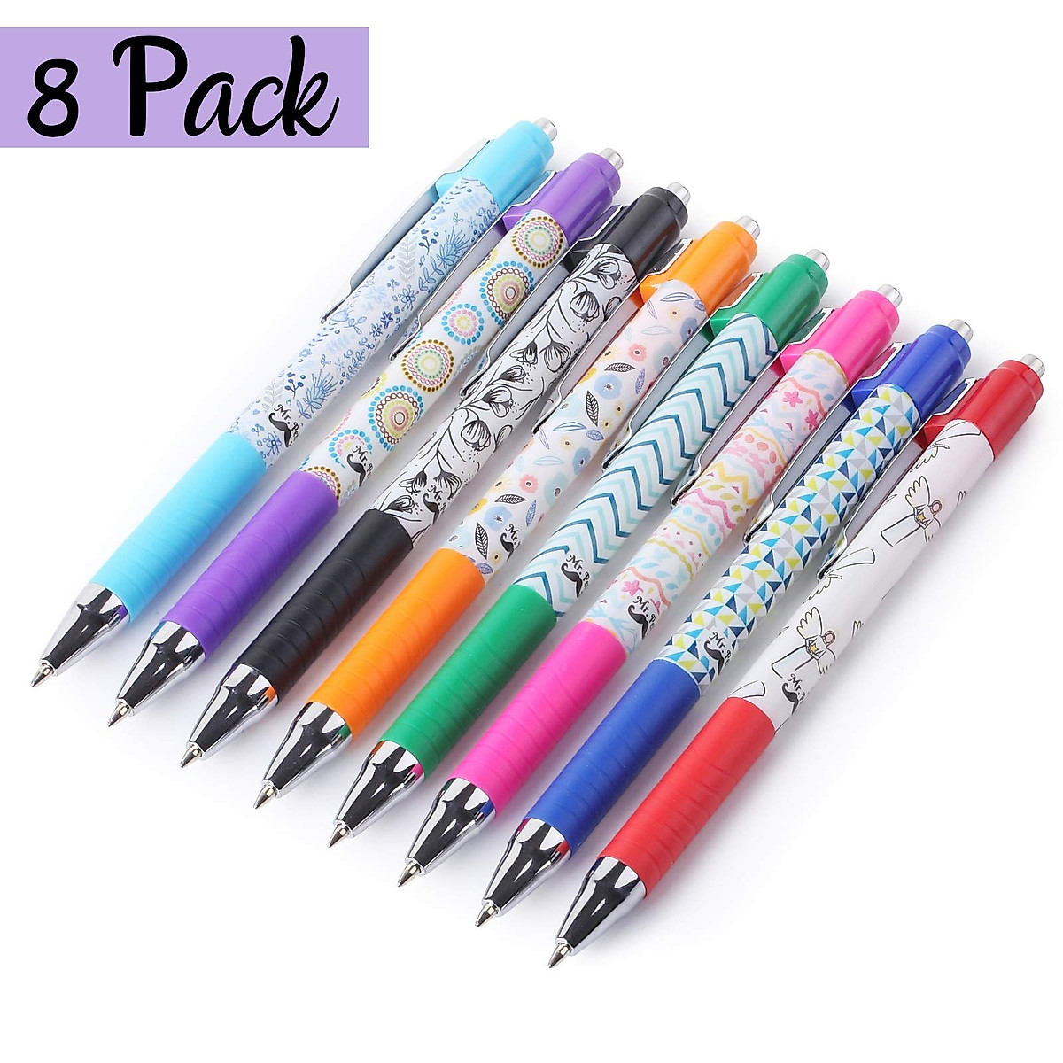 Mr. Pen Bible Journaling Pens 8-Pack - No Bleed, Vibrant Colors