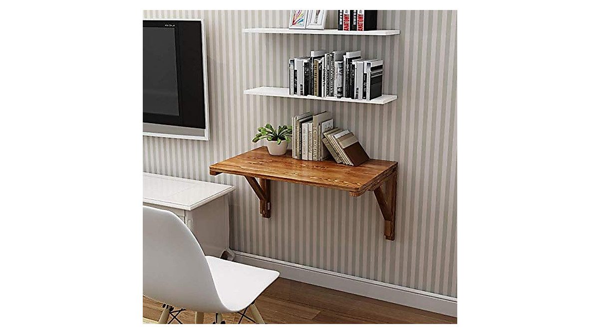 PIBM Stylish Floating Shelf Wall Mount - Space-Saving Laptop Stand