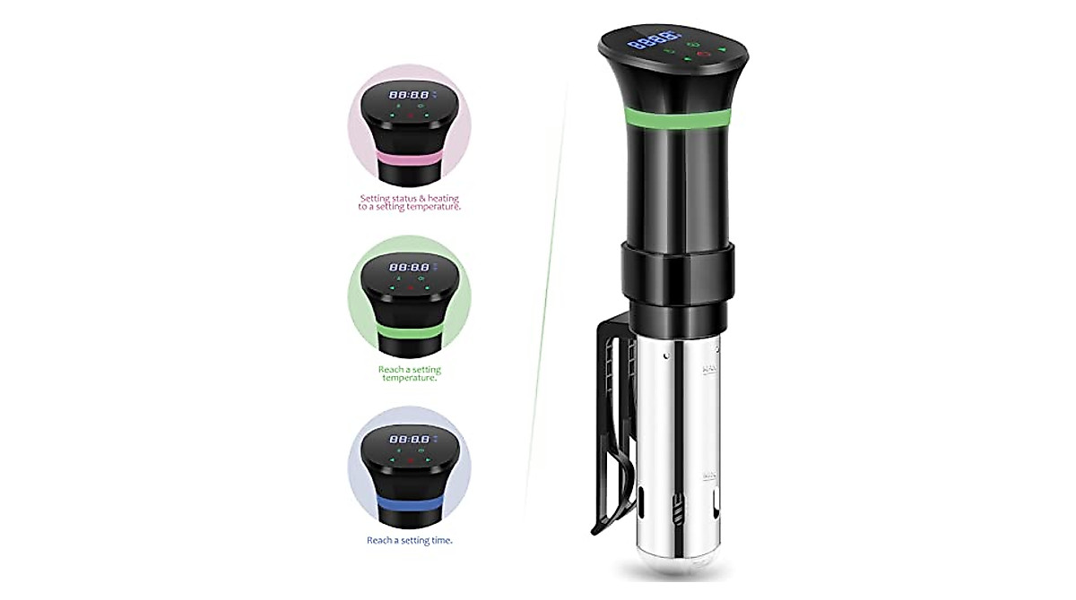 Sous Vide Cooker 1000W with Digital Display and Precise Temperature Control — free download