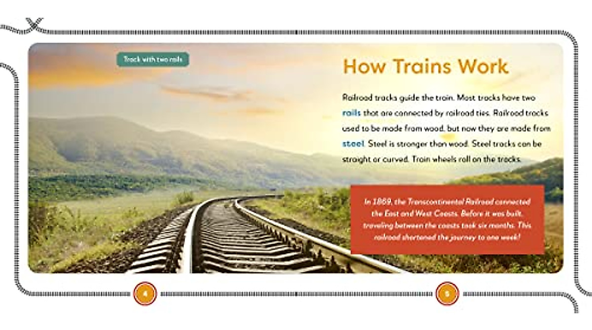 My First Book of Trains for Kids | Fun Railways & Learning