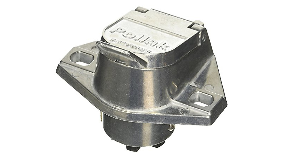 POLLAK 7-Way Trailer Wiring Connector Socket - Universal Fit