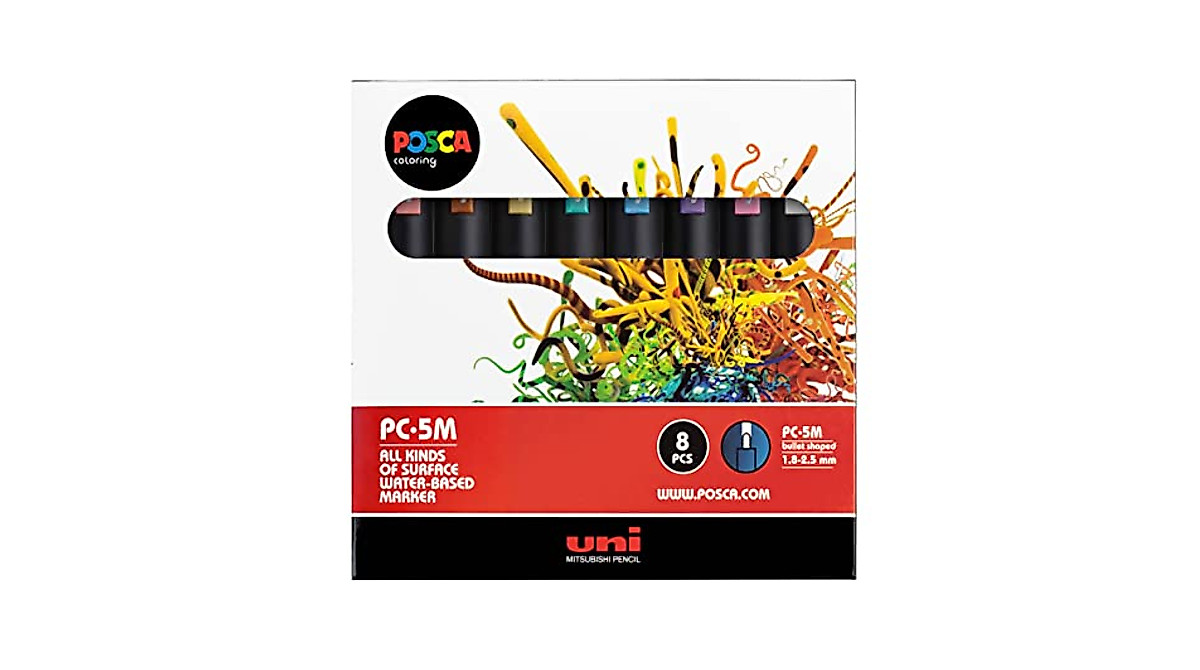 POSCA Metallic Colouring Set - Unleash Your Creativity