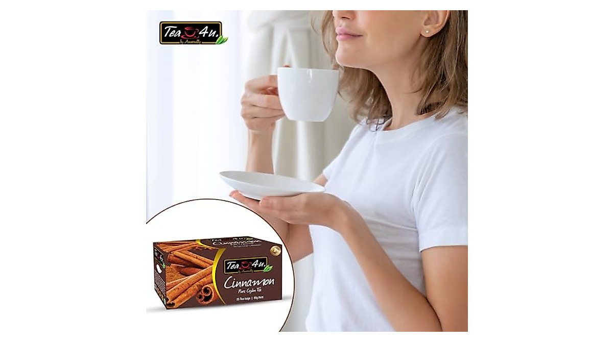 Tea4U Flavored Black Ceylon Tea Bags - Packed with Flavor