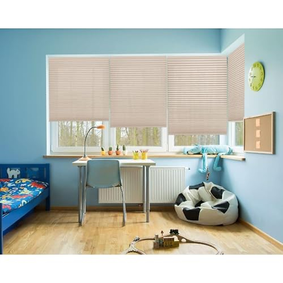 Redi Shade Cordless Pleated Shade - Easy Trim & Install