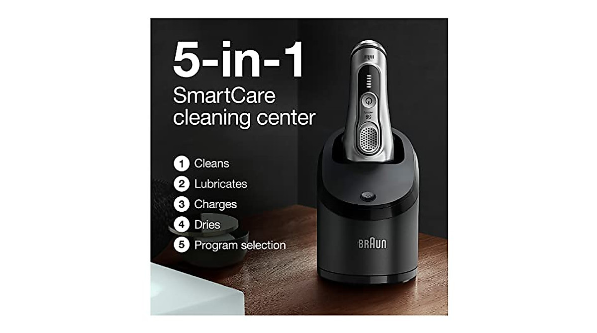 Braun Series 9 9390cc Electric Razor - Wet & Dry, Waterproof & Precision