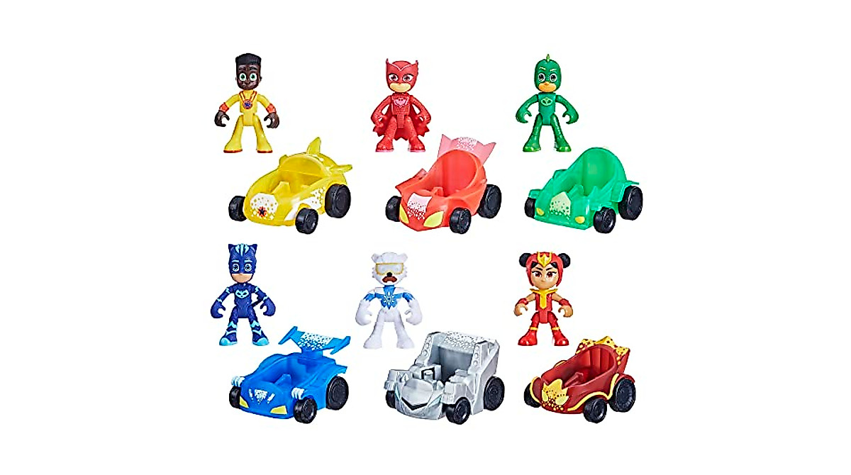 PJ Masks Power Heroes Racer Collection - 12-Piece Set