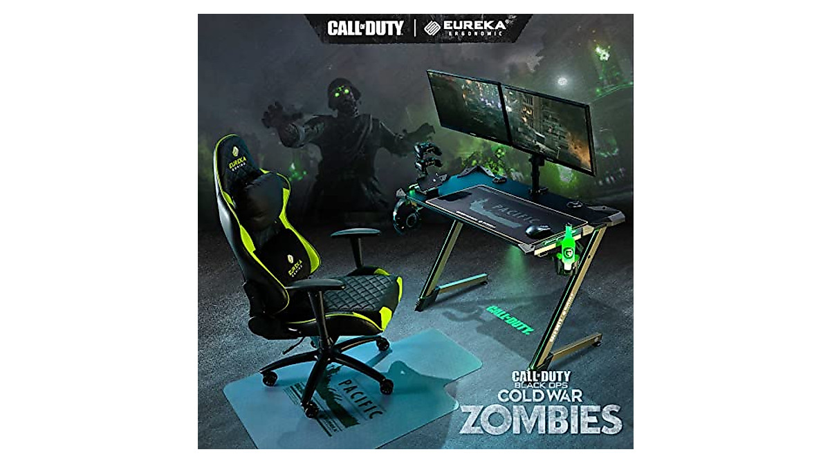 EUREKA ERGONOMIC Call of Duty UAV Gaming Desk