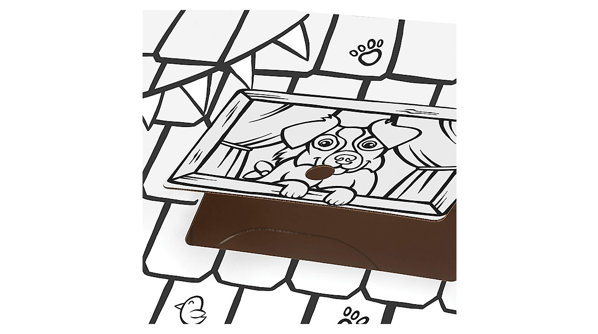 Bankers Box Color in Dog Playhouse for Creative Kids