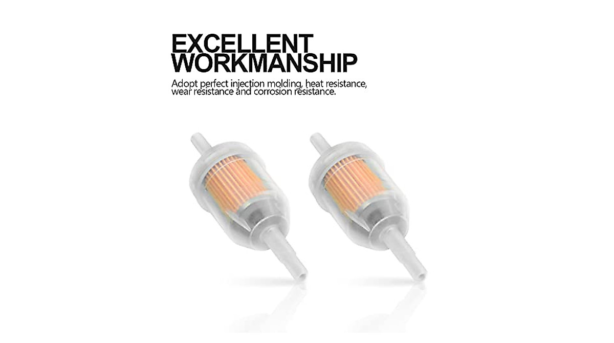 Gas Inline Fuel Filters - 10Pcs for Small Engines