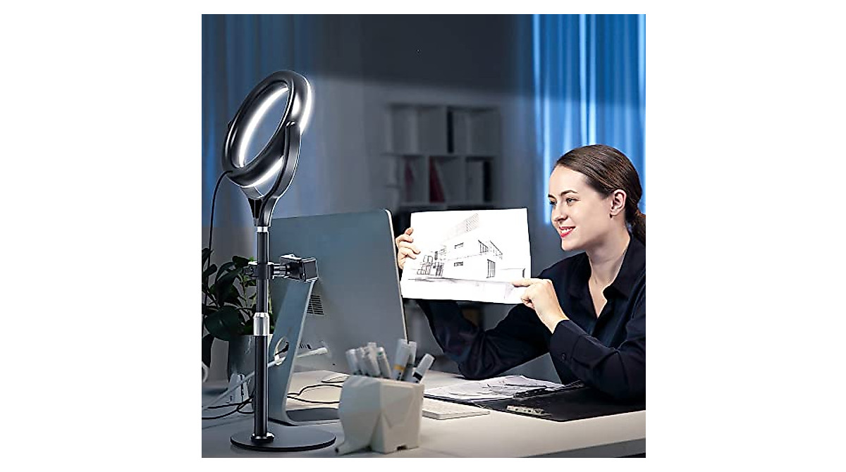 Yarrashop Computer Ring Light for Perfect Video Calls