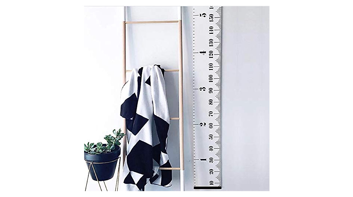 Stylish Baby Growth Chart - Waterproof & Removable Ruler