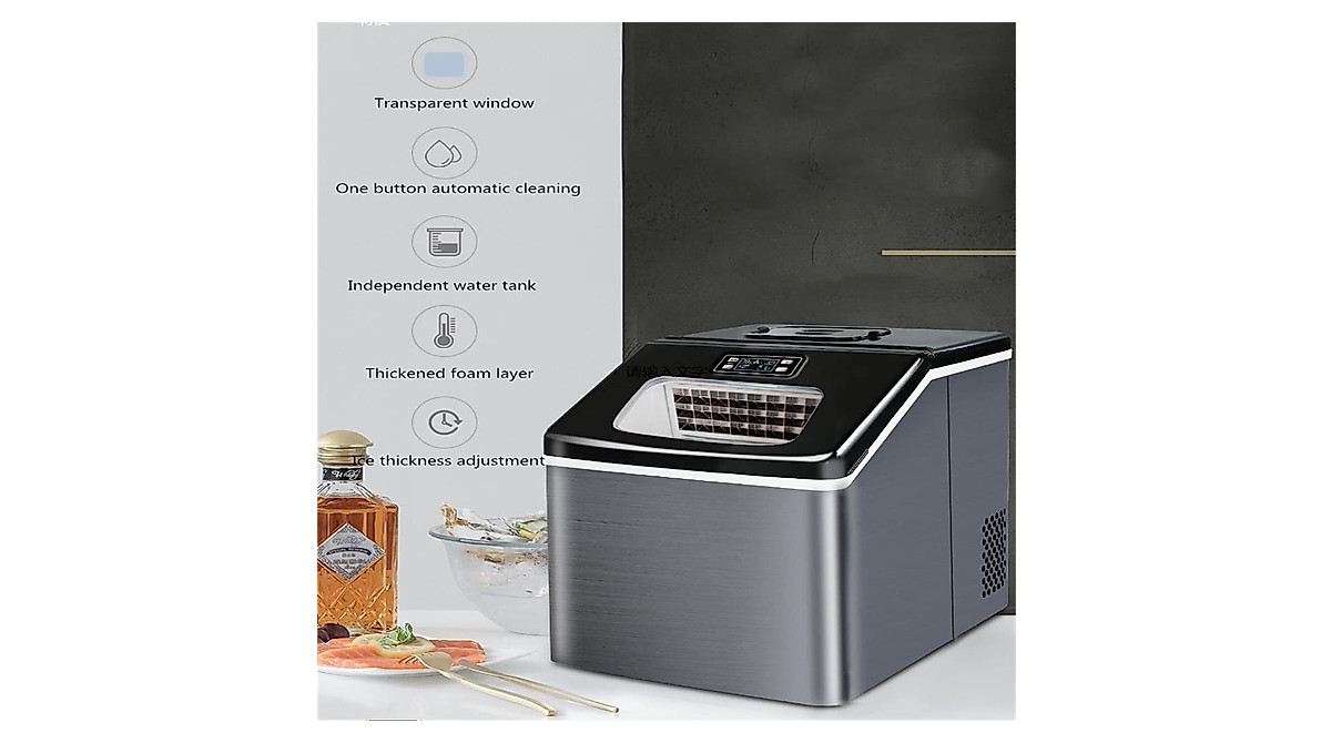 Portable 25kg Ice Maker for Home & Commercial Use