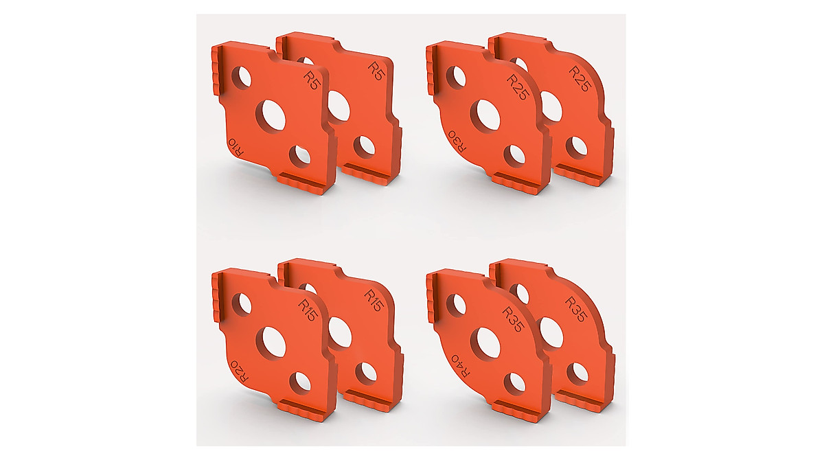 inBovoga 8 Pcs Router Templates for Perfect Woodworking