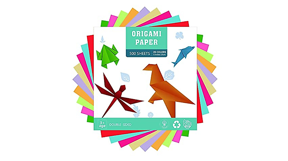 Origami Paper Double Sided Colors - 200 Sheets for Creative Folding