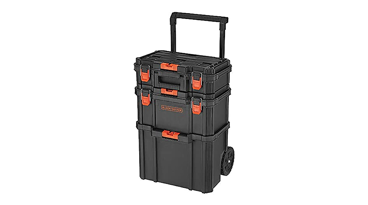 Beyond by BLACK+DECKER 3-Piece Stackable Toolbox System | Mobile Storage