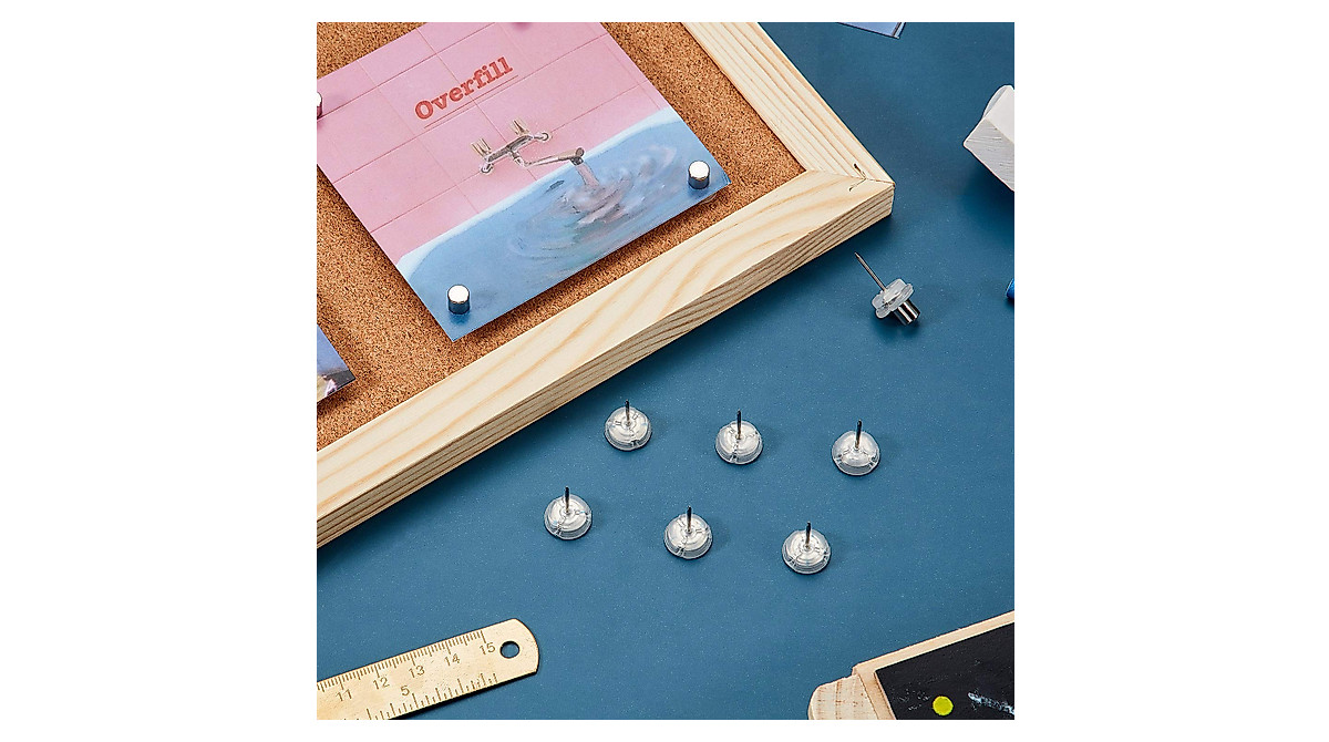 Magnetic Pushpin Magnetacks for Damage-Free Wall Display | 50 Pack