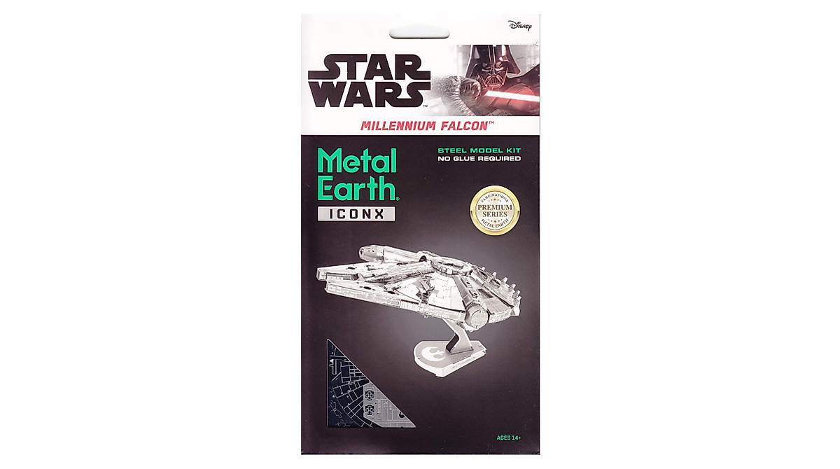 Star Wars Millennium Falcon 3D Metal Model Kit - Metal Earth Premium