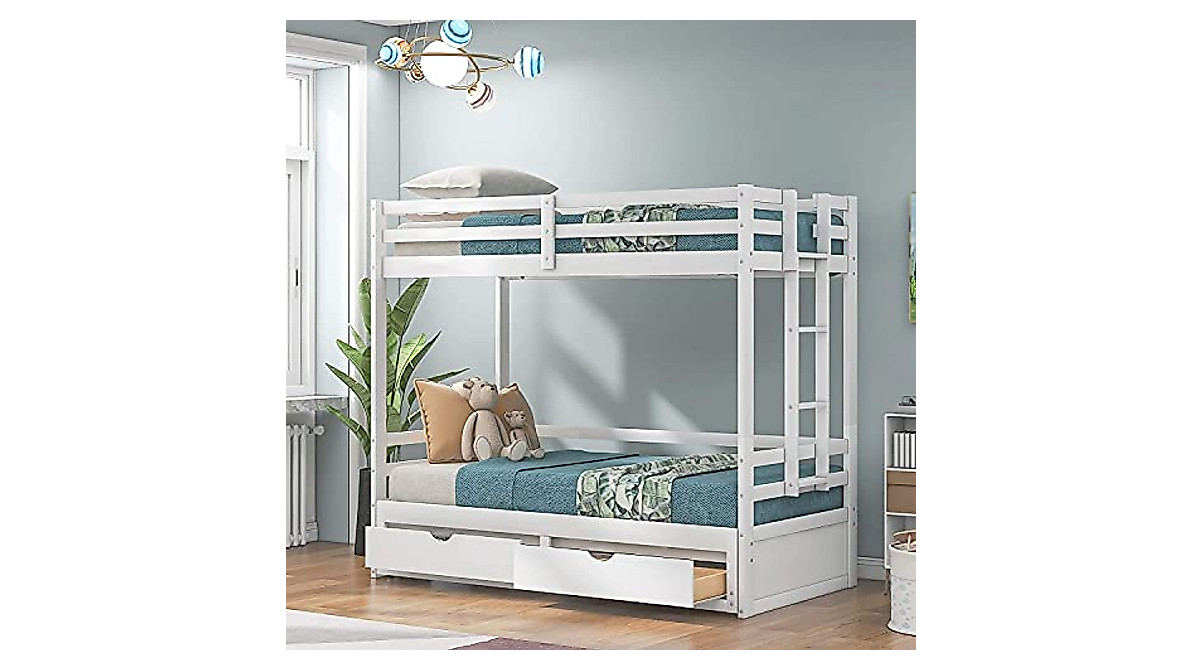 ATH-S Extendable Bunk Bed with Trundle & Storage