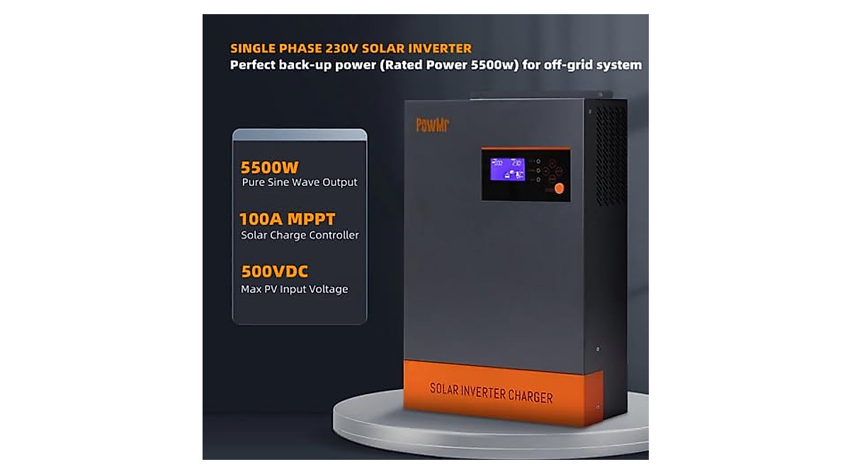 48V 5500W Solar Inverter with MPPT Charge Controller for Off-Grid Power