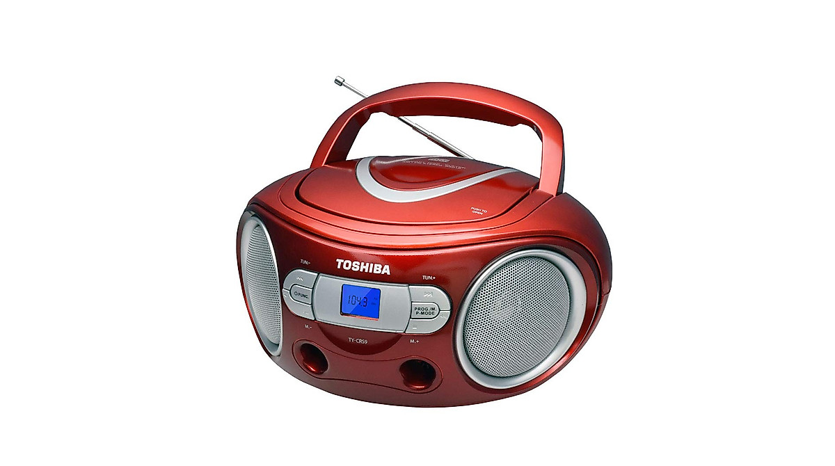 Toshiba TY-CRS9(R) Portable CD Boombox with AM/FM Stereo