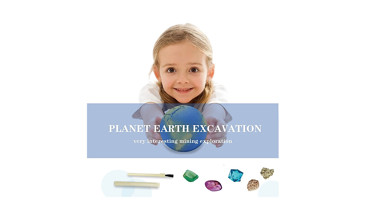Eayaele Solar System Dig Kit - Explore Gems for Kids