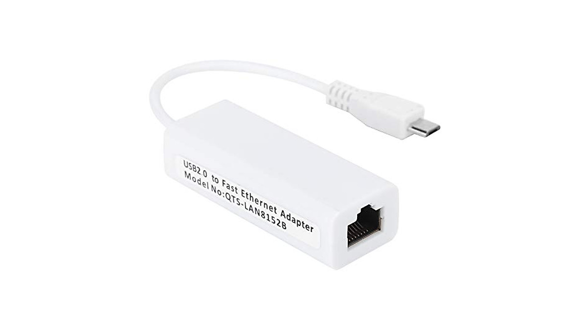 Akozon Micro USB to RJ45 Adapter for Raspberry Pi