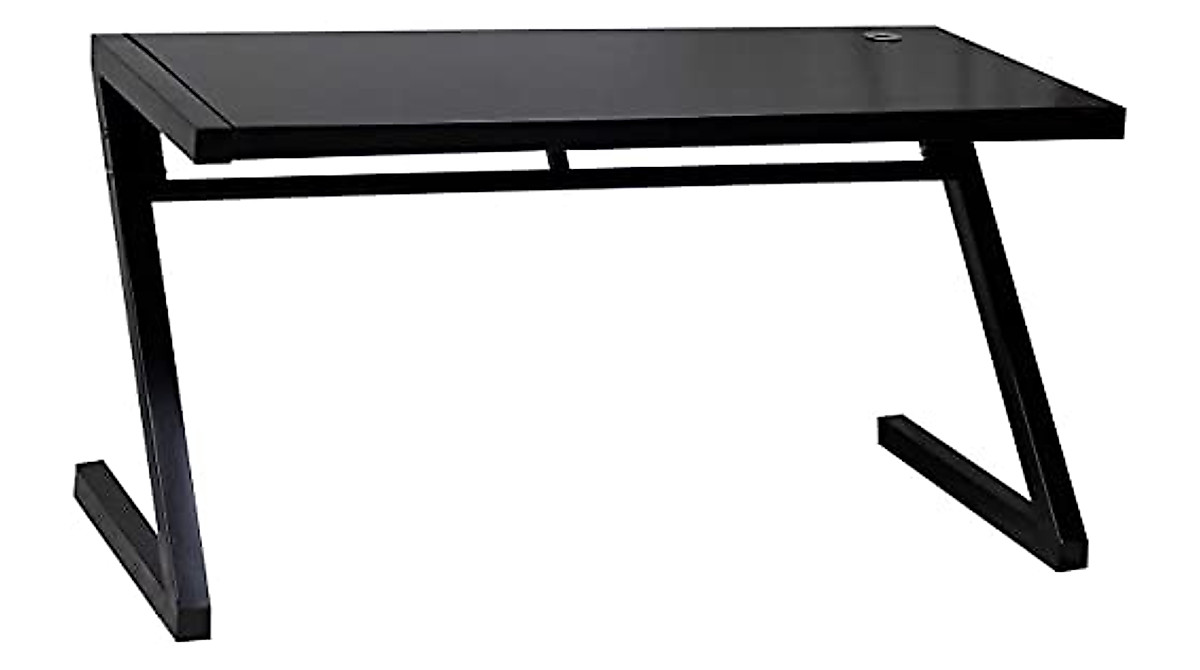 Stylish 55'' Z Shape Computer Desk - Modern Office & Gaming Desk