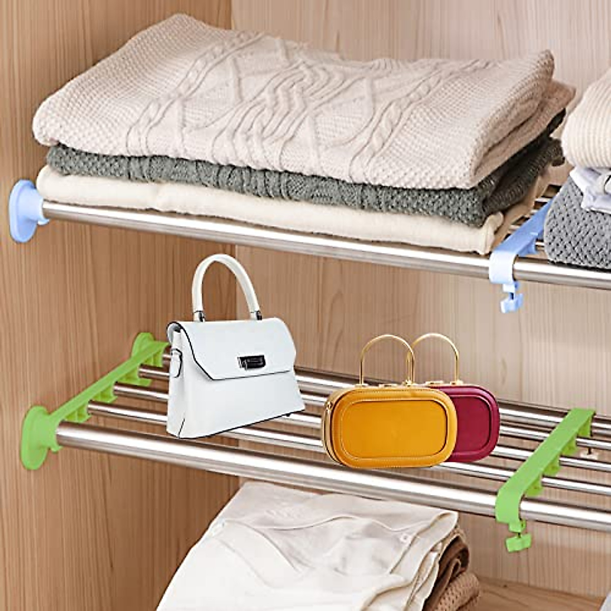 YourGrace Expandable Closet Shelf - Space Saving Organizer