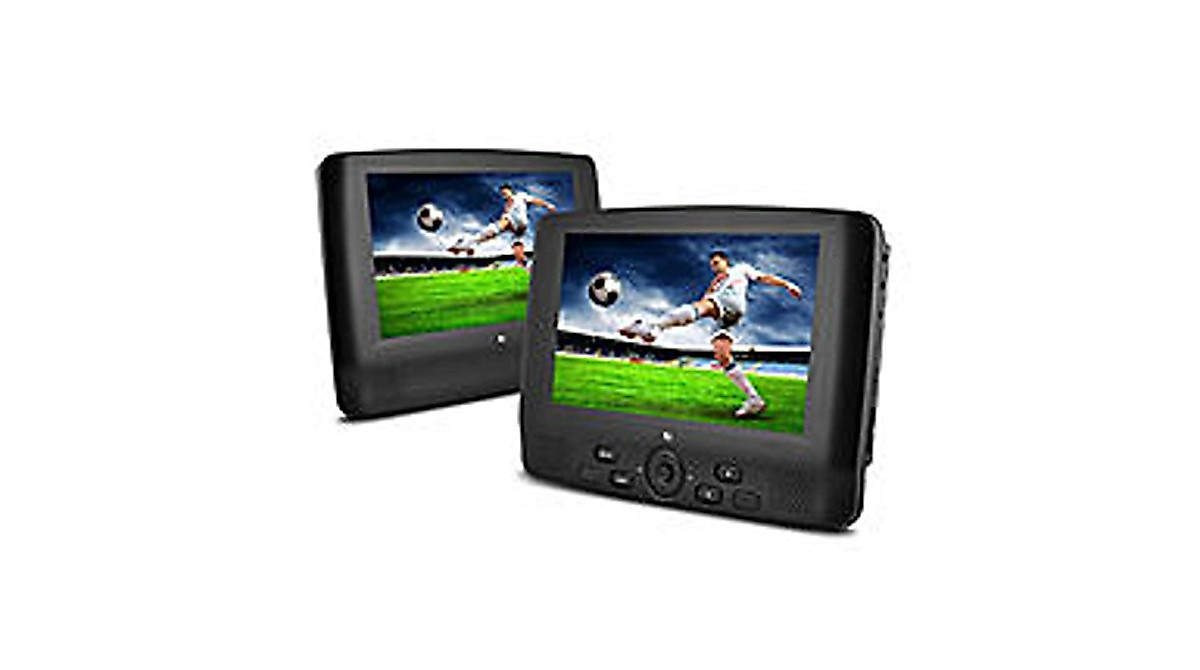 Ematic ED909 9-Inch Portable DVD Player with Dual Screens