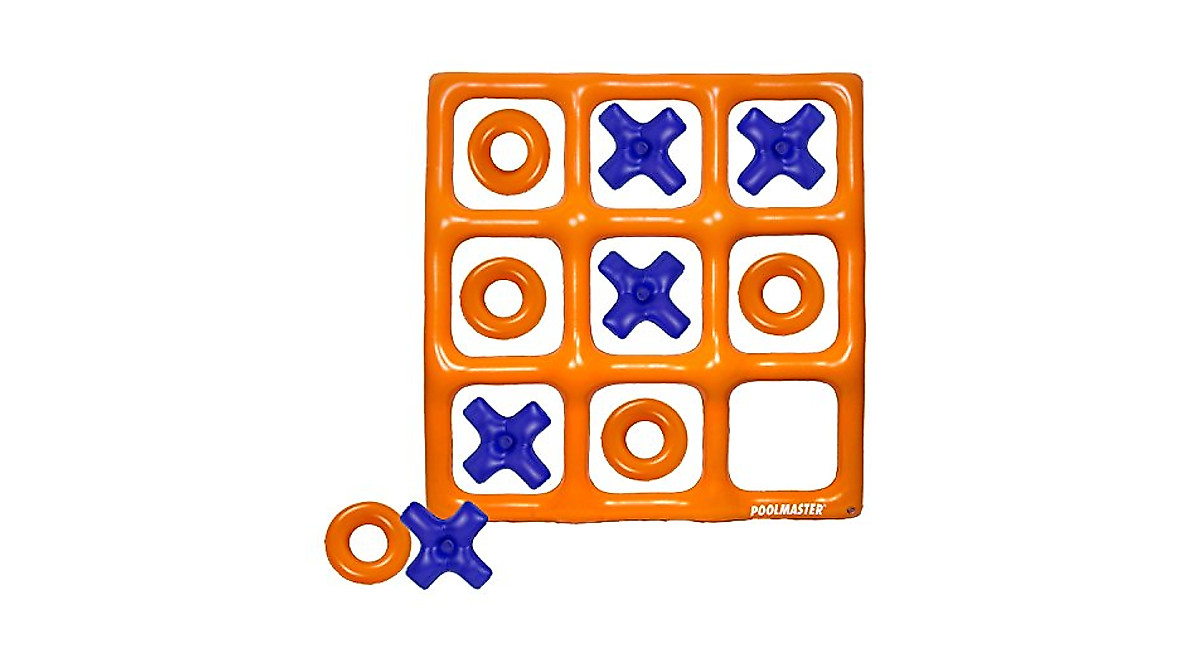 Poolmaster Inflatable Tic Tac Toe Game - Reversible Water Fun