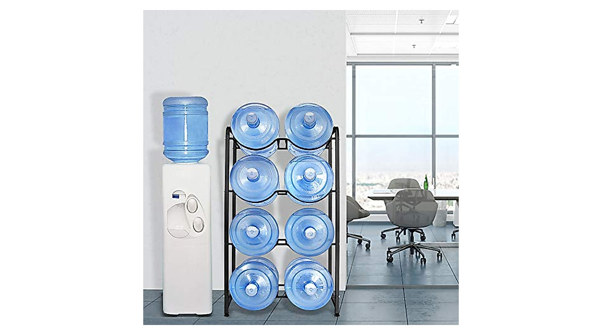 4-Tier Water Bottle Storage Rack - Organize Your Space
