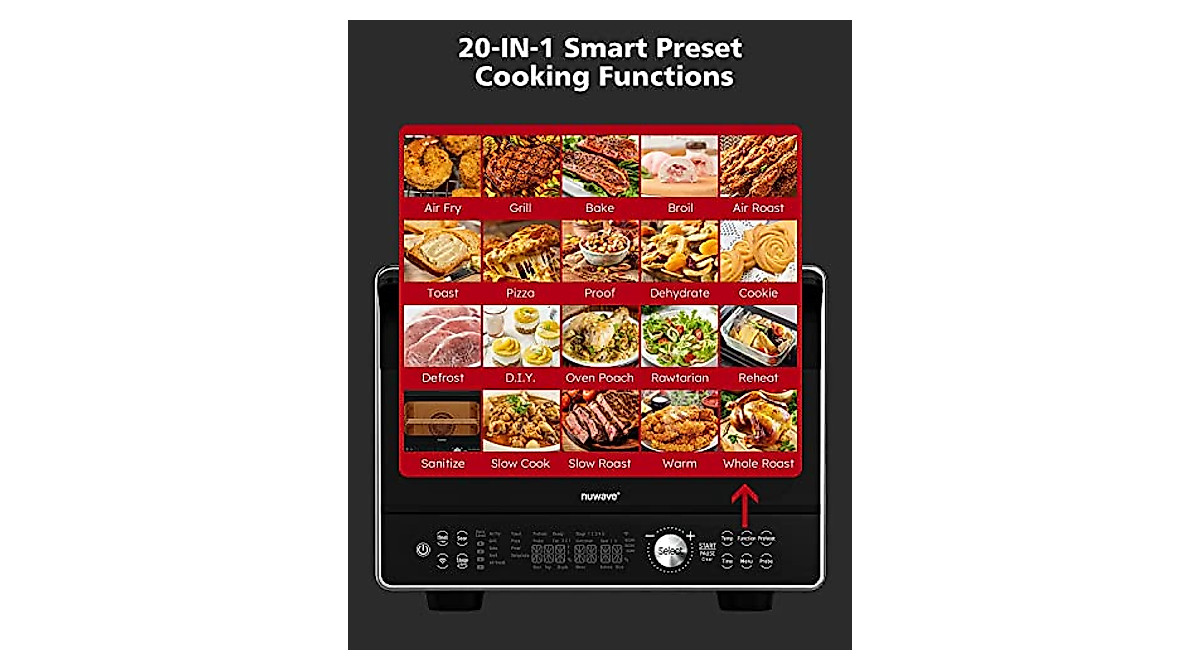 NuWave Todd English iQ360 Smart Oven - 20-in-1 Digital Kitchen Appliance
