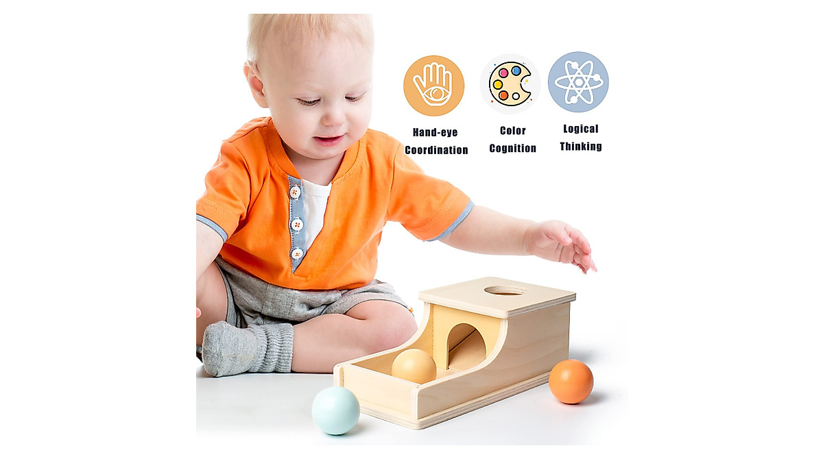 Object Permanence Box for Toddlers - Busy Edition