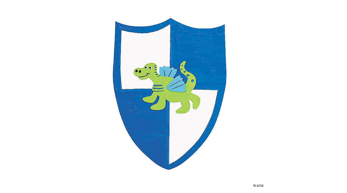 Fun Express DIY Shield Kit for Kids - Creative Craft Activities