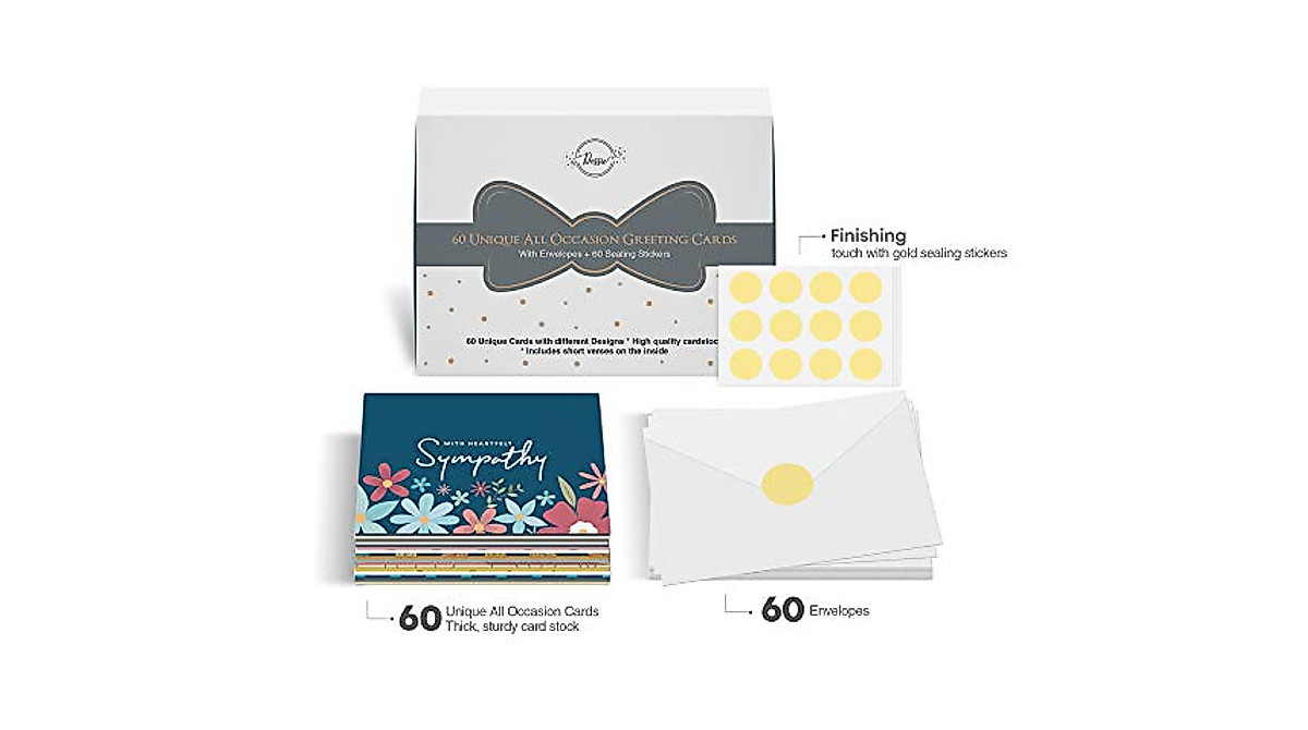 Dessie 60 Assorted Greeting Cards - Perfect for Any Occasion