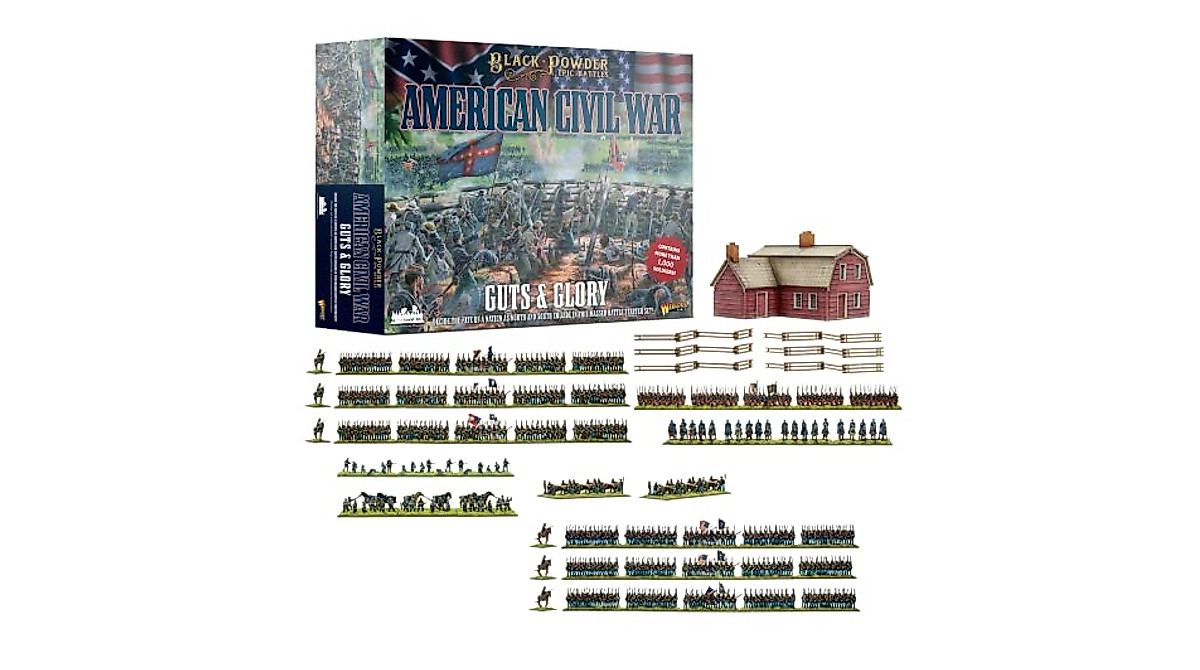 American Civil War Wargame Set Epic Battles with Miniatures &