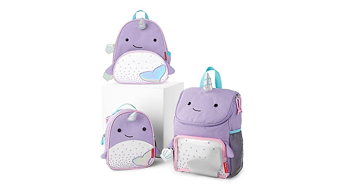 Skip Hop Toddler Backpack for Ages 3-4 - Fun Narwhal Design