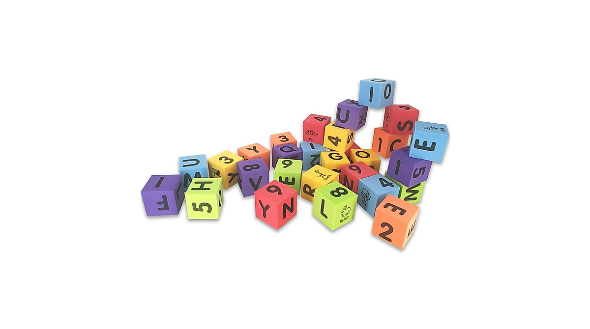 MOBU Foam Building Blocks for Toddlers - 30 Pieces