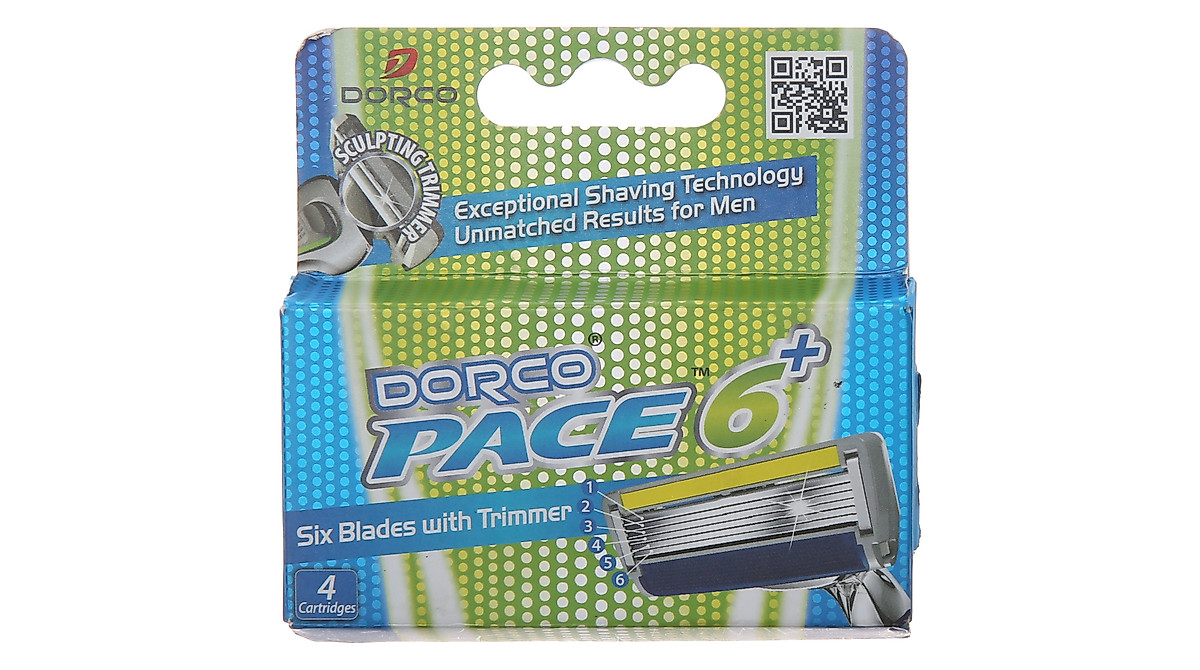 Dorco Pace Razor Blade Refills for Men - 6 Blades
