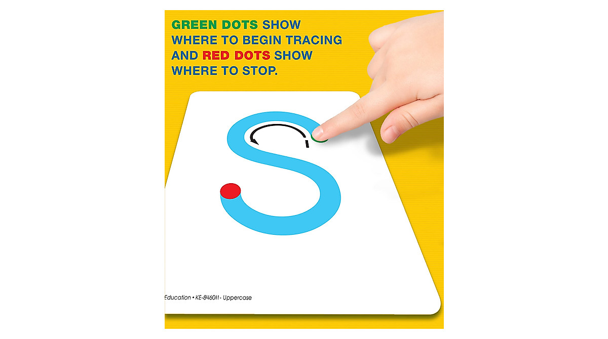 Key Education Uppercase Letters: Textured Alphabet Cards for Early Literacy